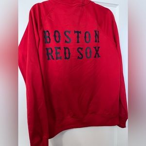 Boston Red Sox pink sweatshirt - zip up
